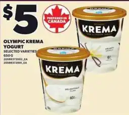 Loblaws Olympic krema yogurt offer