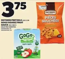 Loblaws Snyders pretzels offer