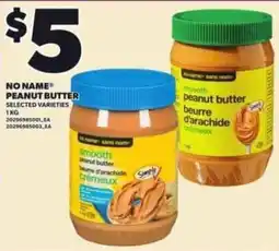 Loblaws No Name peanut butter offer