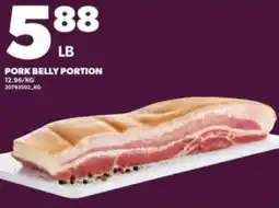 Loblaws Pork belly portion offer