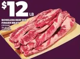 Loblaws Boneless beef rib finger meat offer