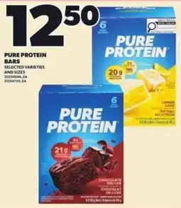 Loblaws Pure protein bars offer