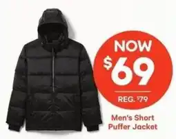 Loblaws Men's Short Puffer Jacket offer