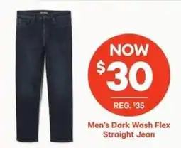 Loblaws Men's Dark Wash Flex Straight Jean offer