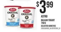 Loblaws Astro balkan yogurt offer