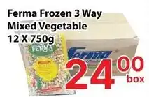 Nations Fresh Foods Ferma Frozen 3 Way Mixed Vegetable offer
