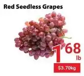 Nations Fresh Foods Red Seedless Grapes offer