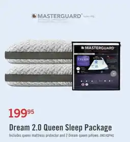 The Brick Masterguard Dream 2.0 Queen Sleep Package offer