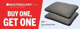 The Brick Masterguard charcoal queen pillow offer