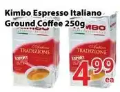 Nations Fresh Foods Kimbo Espresso Italiano Ground Coffee offer