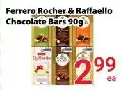 Nations Fresh Foods Ferrero Rocher & Raffaello Chocolate Bars offer