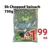 Nations Fresh Foods Sh Chopped Spinach offer