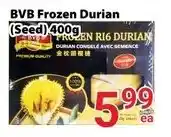 Nations Fresh Foods BVB Frozen Durian offer