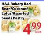 Nations Fresh Foods H&A Bakery Red Bean/Coconut/Lotus/Assorted Seeds Pastry offer