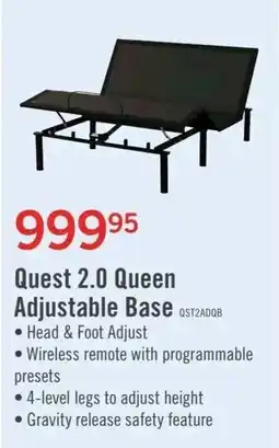 The Brick Quest 2.0 Queen Adjustable Base offer