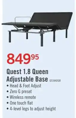The Brick Quest 1.8 Queen Adjustable Base offer