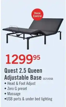 The Brick Quest 2.5 Queen Adjustable Base offer
