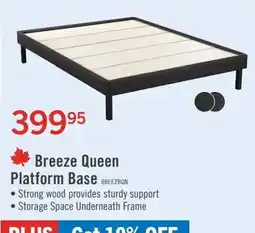 The Brick Breeze Queen Platform Base offer