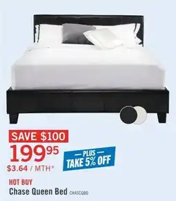 The Brick Chase Queen Bed offer