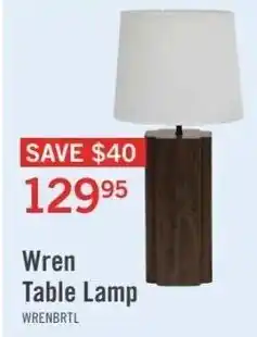 The Brick Wren Table Lamp offer