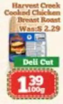 Nations Fresh Foods Harvest Creek Cooked Chicken Breast Roast offer
