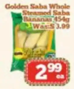 Nations Fresh Foods Golden Saba Whole Steamed Saba Bananas offer