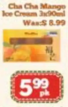 Nations Fresh Foods Cha Cha Mango Ice Cream offer