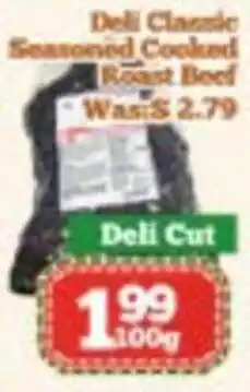 Nations Fresh Foods Deli Classic Seasoned Cooked Roast Beef offer