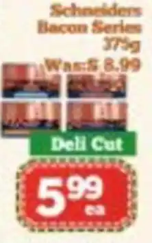 Nations Fresh Foods Schneiders bacon series deli cut offer