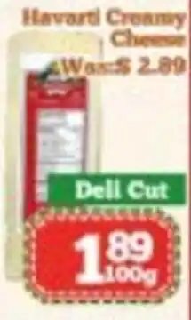 Nations Fresh Foods Havarti Creamy Cheese offer