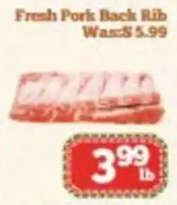 Nations Fresh Foods Fresh Pork Back Rib offer