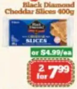 Nations Fresh Foods Black Diamond Cheddar Slices offer