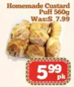 Nations Fresh Foods Homemade Custard Puff offer