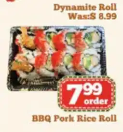 Nations Fresh Foods BBQ Pork Rice Roll offer