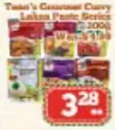 Nations Fresh Foods Twin's Gourmet Curry Laksa Paste Series offer