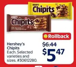 Walmart HERSHEY’S CHIPITS offer