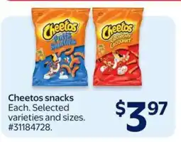 Walmart Cheetos Snacks offer