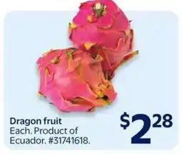 Walmart DRAGON FRUIT offer