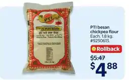 Walmart PTI besan chickpea flour offer