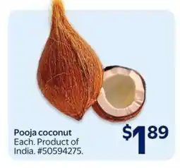 Walmart Pooja coconut offer