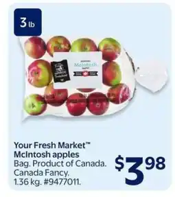 Walmart Your Fresh Market McIntosh Apples offer