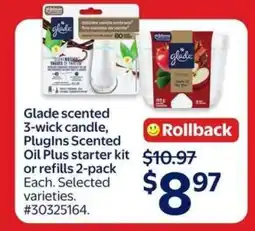 Walmart Glade scented products offer