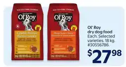 Walmart Ol' Roy Dry Dog Food offer