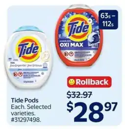 Walmart Tide Pods offer