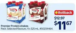 Walmart Premier Protein Shakes offer