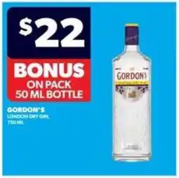 Real Canadian Liquorstore Gordon's London Dry Gin offer