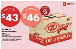 Real Canadian Liquorstore Alberta Genuine Draft Beer offer