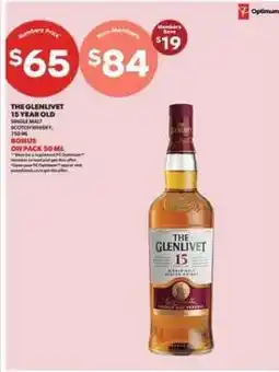 Real Canadian Liquorstore The Glenlivet 15 Year Old offer