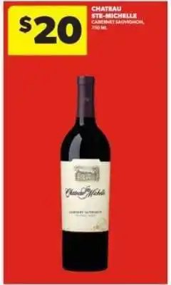 Real Canadian Liquorstore Chateau Ste-Michelle Cabernet Sauvignon offer