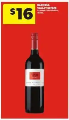 Real Canadian Liquorstore Barossa Valley Estate Cabernet Sauvignon offer